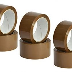 6 ROULEAUX D'ADHÉSIF COULEUR  HAVANE
