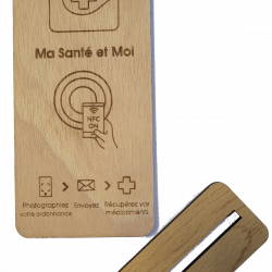 Ma Santé et Moi - Totem bois