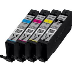 Multipack de cartouches d'encre à haut rendement Canon CLI-581XXL BK/C/M/Y