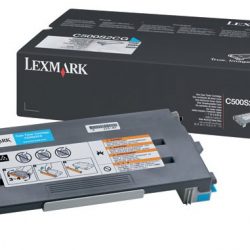 Toner Lexmark cyan (bleu) C500S2CG basse capacité