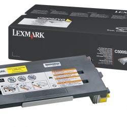 Toner Lexmark jaune C500S2YG basse capacité