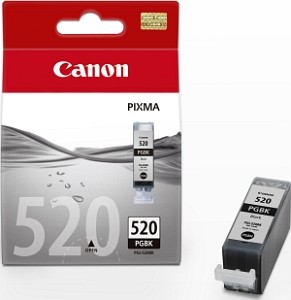 Cartouche Canon noire pigmentée 2932B01 Original PGI-520BK