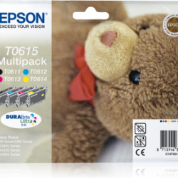 Cartouche Epson multipack 4 couleurs T0615