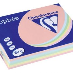 Feuilles A4 couleurs pastel 80 G/M² - 1 ramette