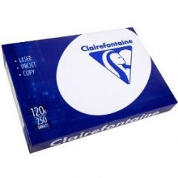 Feuilles A3 blanches Clairefontaine 120 G/M² - 1 ramette