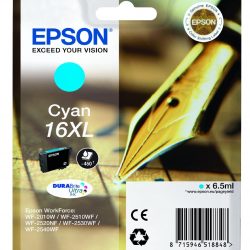 Cartouche cyan (bleu) XL Epson WorkForce C13T16324012