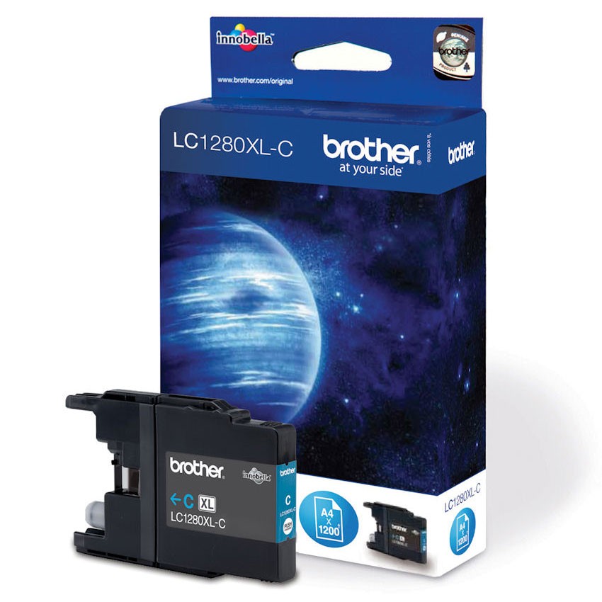 Cartouche Brother cyan (bleu) LC1280XL-C haute capacité