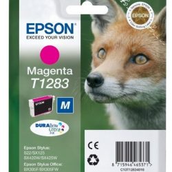 Cartouche Epson magenta (rose) T1283 basse capacité