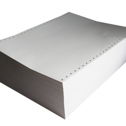 Papier listing blanc 60 G/M²