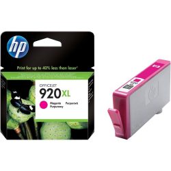 Cartouche HP - magenta (rose) N°920 XL authentique - CD973AE haute capacité