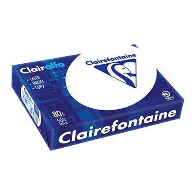Feuilles A3 blanches Clairefontaine 80 G/M² – 1 ramette - LEOboutique