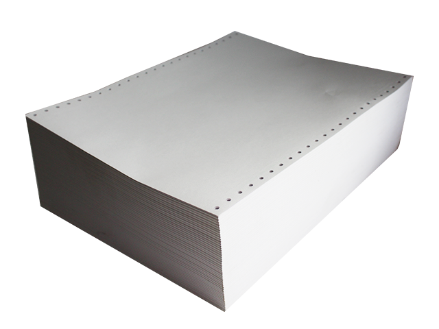 Papier à listing vierge, 60 g, l 240 x H 279 mm, la boîte de 2.000